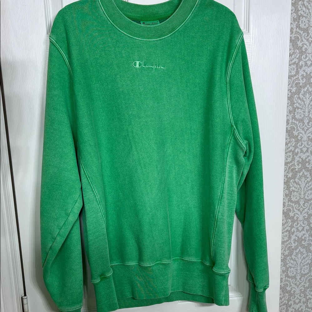 Champion Classic Green Pullover